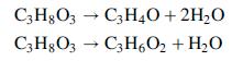 C;HgO3 - C3H40 + 2H,O C;H3O3 → C3H,O2 + H2O
