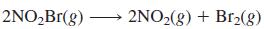2NO,Br(g) → 2NO2(g) + Br2(g)