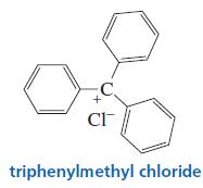 C. triphenylmethyl chloride