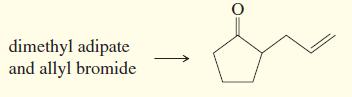 dimethyl adipate and allyl bromide