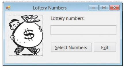 Lottery Numbers Lottery numbers: Select Numbers Exit
