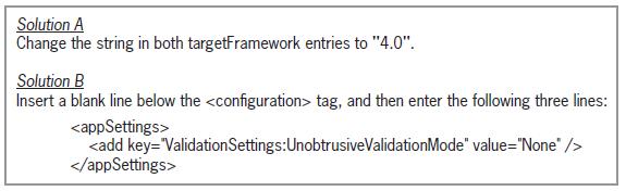 Server Error in ' Application. WebForms UnobtrusiveValidationMode requires a ScriptResourceMapping for 'jquery'.