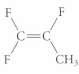 In each compound, identify (1) the diastereotopic fluorines, (2) the