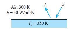Air, 300 K h = 40 W/m-K T, = 350 K G