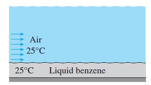 Air 25C 25C Liquid benzene