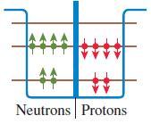 AAAA M^^^ Neutrons Protons