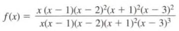 f(x) = x(x - 1)(x - 2)(x + 1)(x - 3) x(x - 1)(x-2)(x + 1)(x-3)
