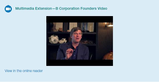 Multimedia Extension-B Corporation Founders Video View in the online reader