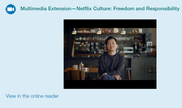 Multimedia Extension-Netflix Culture: Freedom and Responsibility View in the online reader
