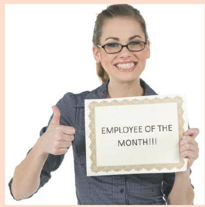 EMPLOYEE OF THE MONTH!!!
