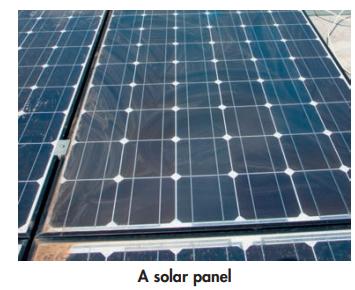 A solar panel