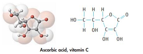 HHH | 0 HO-C-C-C HOHC Ascorbic acid, vitamin C  C  0