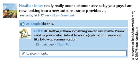 Heather Jones really really poor customer service by you guys. i am now looking into a new auto insurance