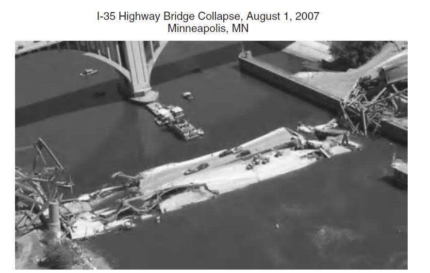 1-35 Highway Bridge Collapse, August 1, 2007 Minneapolis, MN