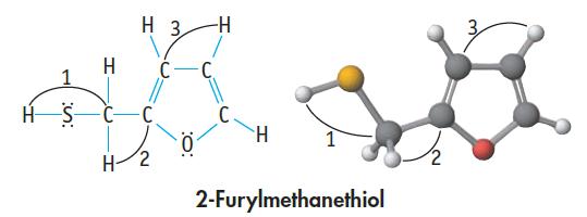 H 1 HSC H H 3 -H -C 2 0 C H 2-Furylmethanethiol