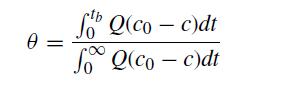 0 = = Q(co-c)dt foQ(co-c)dt
