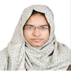 Offline tutor Hafsa Tahniyat Osmania University, Hyderabad, India, Biochemistry Inorganic Chemistry Organic Chemistry tutoring